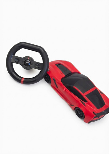 Corvette red black remote - red,