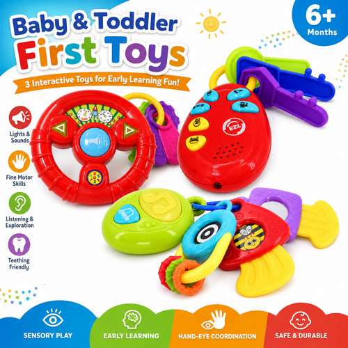 Baby first toys - toys, wheel