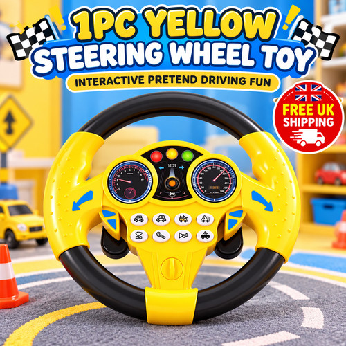 Kids steering wheel toy - kids,