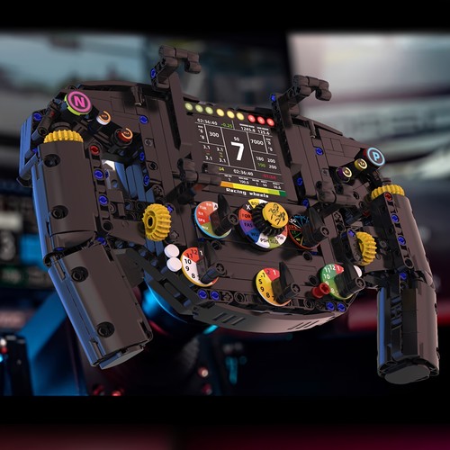 Formula race car steering - car,