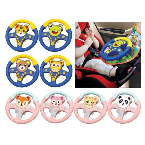 Steering wheel car seat toy - car,